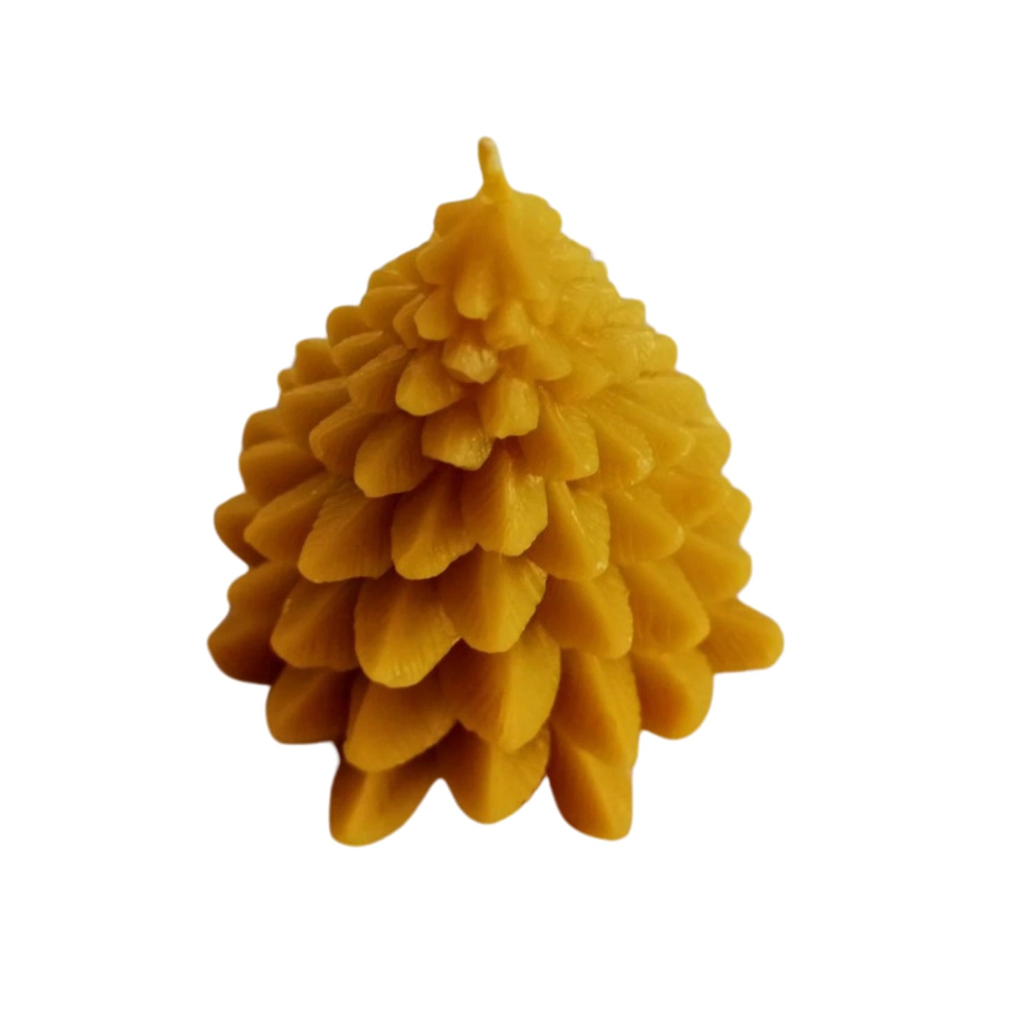 Natūrali žvakė Kalėdoms EGLUTĖ | 7 cm