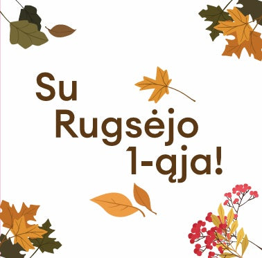 Medus su užrašu „SU RUGSĖJO 1-ąja“