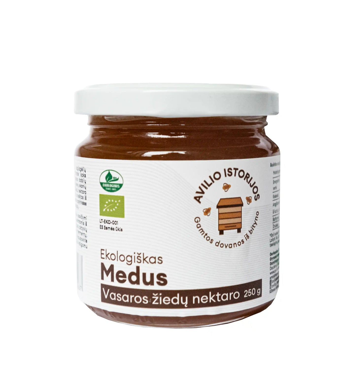 vasaros pievu medus ekologiškas 250g