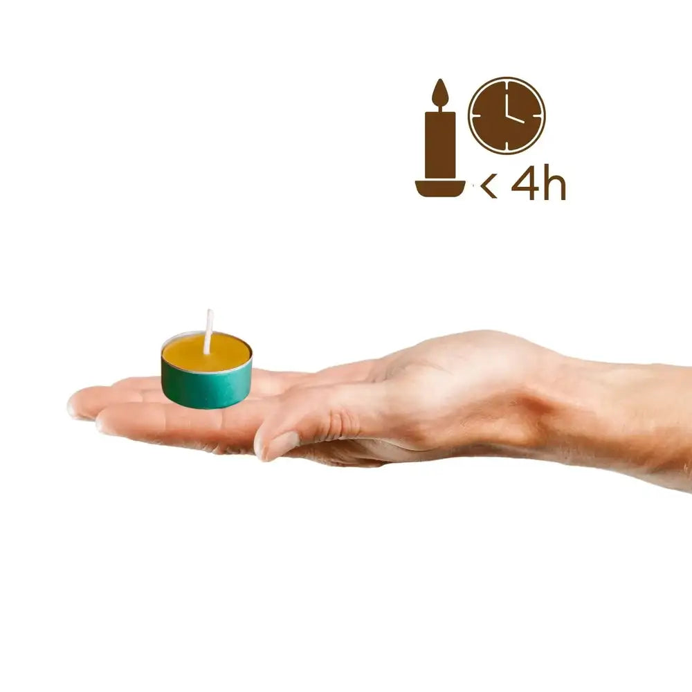 ARBATINĖS bičių vaško žvakės tabletės | 9 vnt