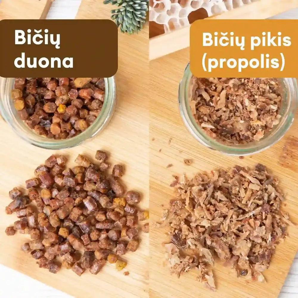 BIČIŲ PIKIS (propolis) ir duonelė