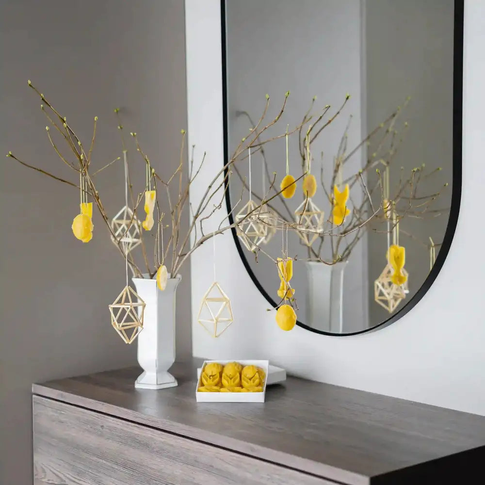 vaskines dekoracijos velyku medzio zuikutis margutis