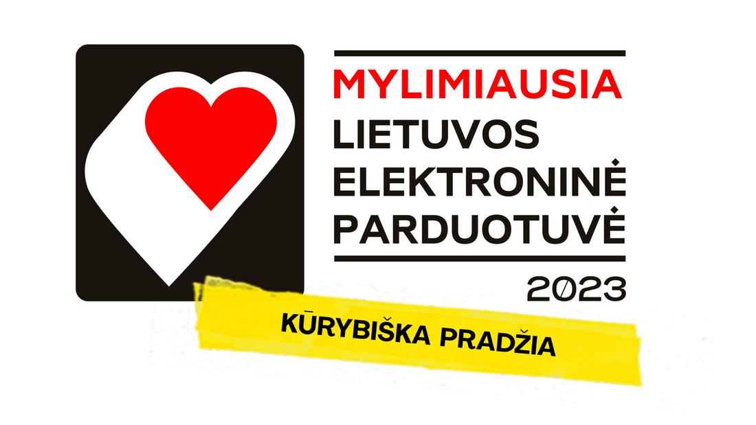 Mes tapome „Mylimiausia Lietuvos elektronine parduotuve“! 🎉