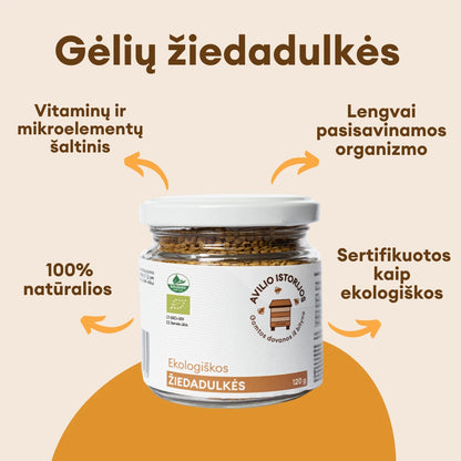 Biciu ziedadulkiu nauda sveikatai