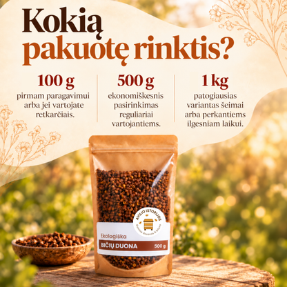 Bičių DUONELĖ, ekologiška