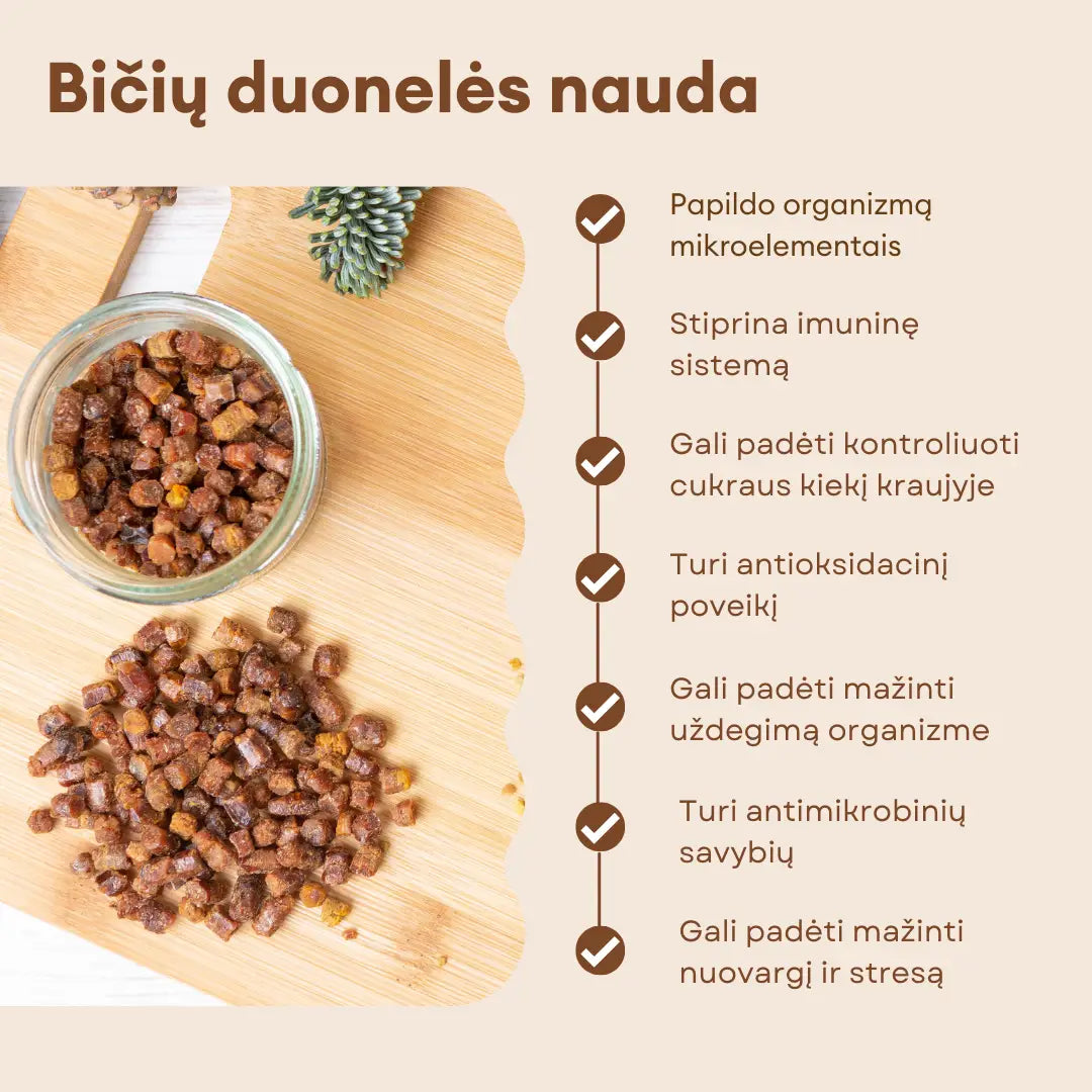 biciu duonos nauda sveikatai