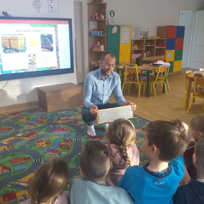 Edukacija vaikams apie bites ir bičių produktų degustacija