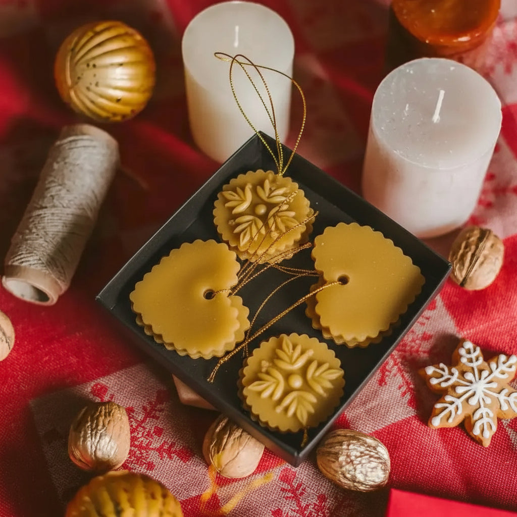 vaškiniai žaisliukai dovanų dėžutėje